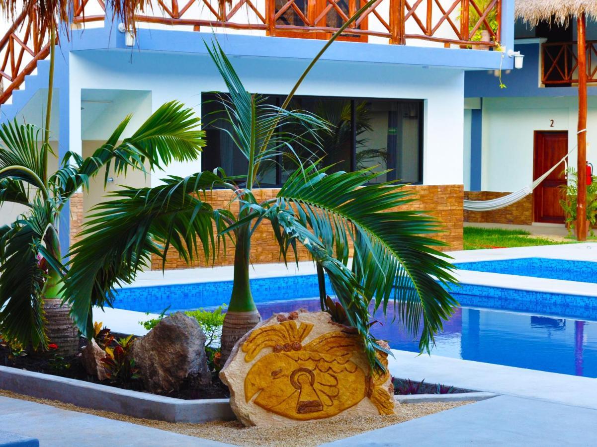 Hotel Pejelagarto Bacalar Exterior foto